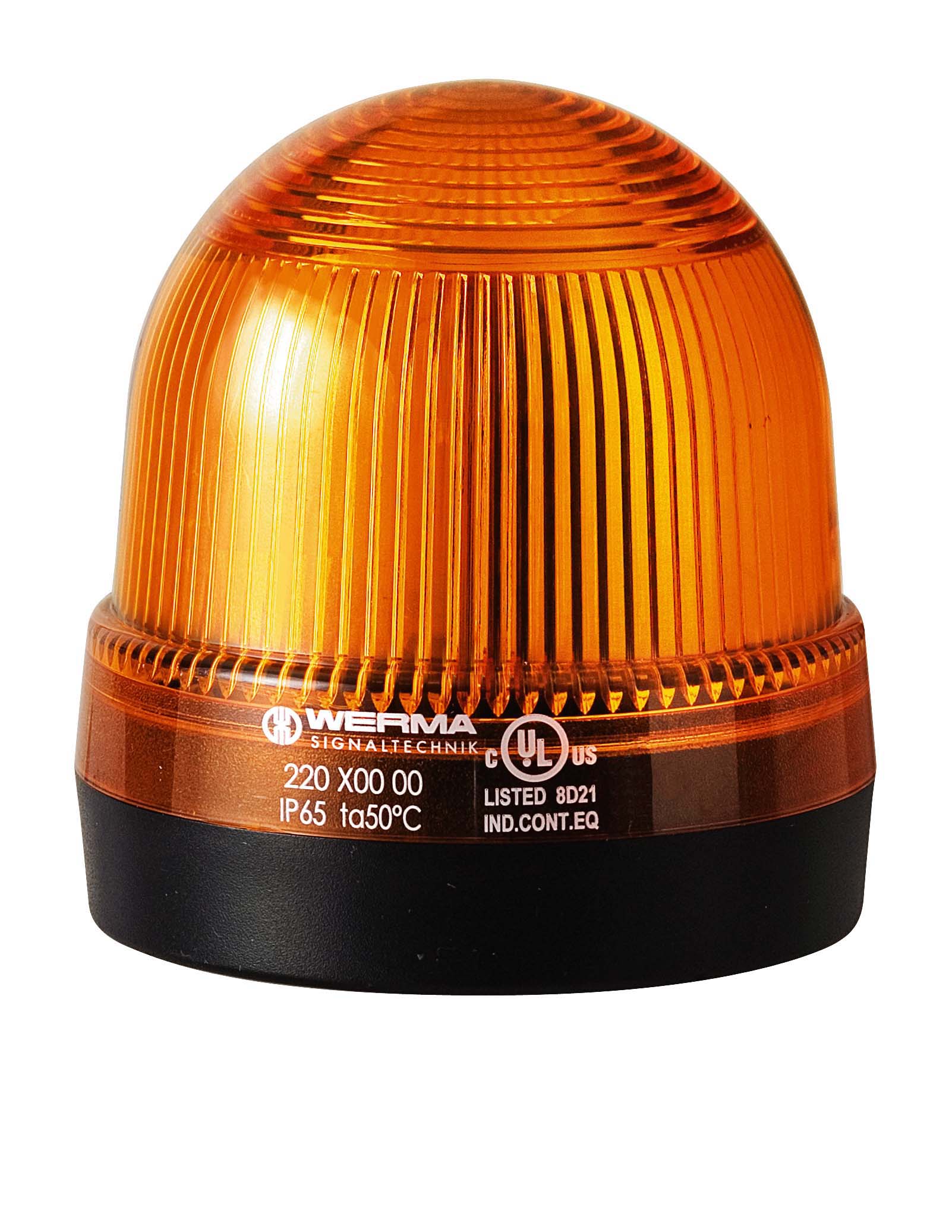 WERMA LED-Dauerleuchte BM 115VAC YE