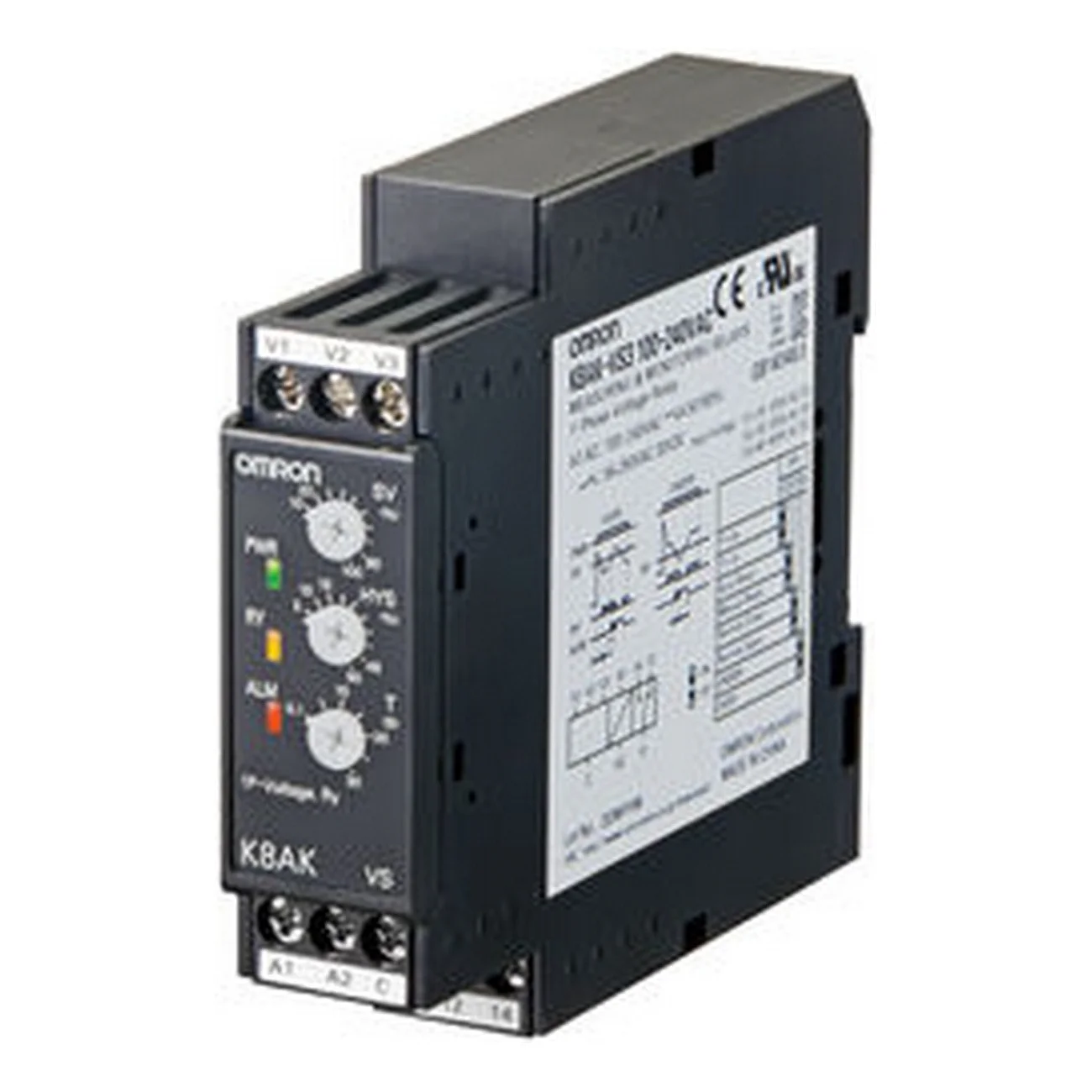 1-Ph.-Spannungsüberwachung: Über- oder Unterspannung bis 150 VAC/DC