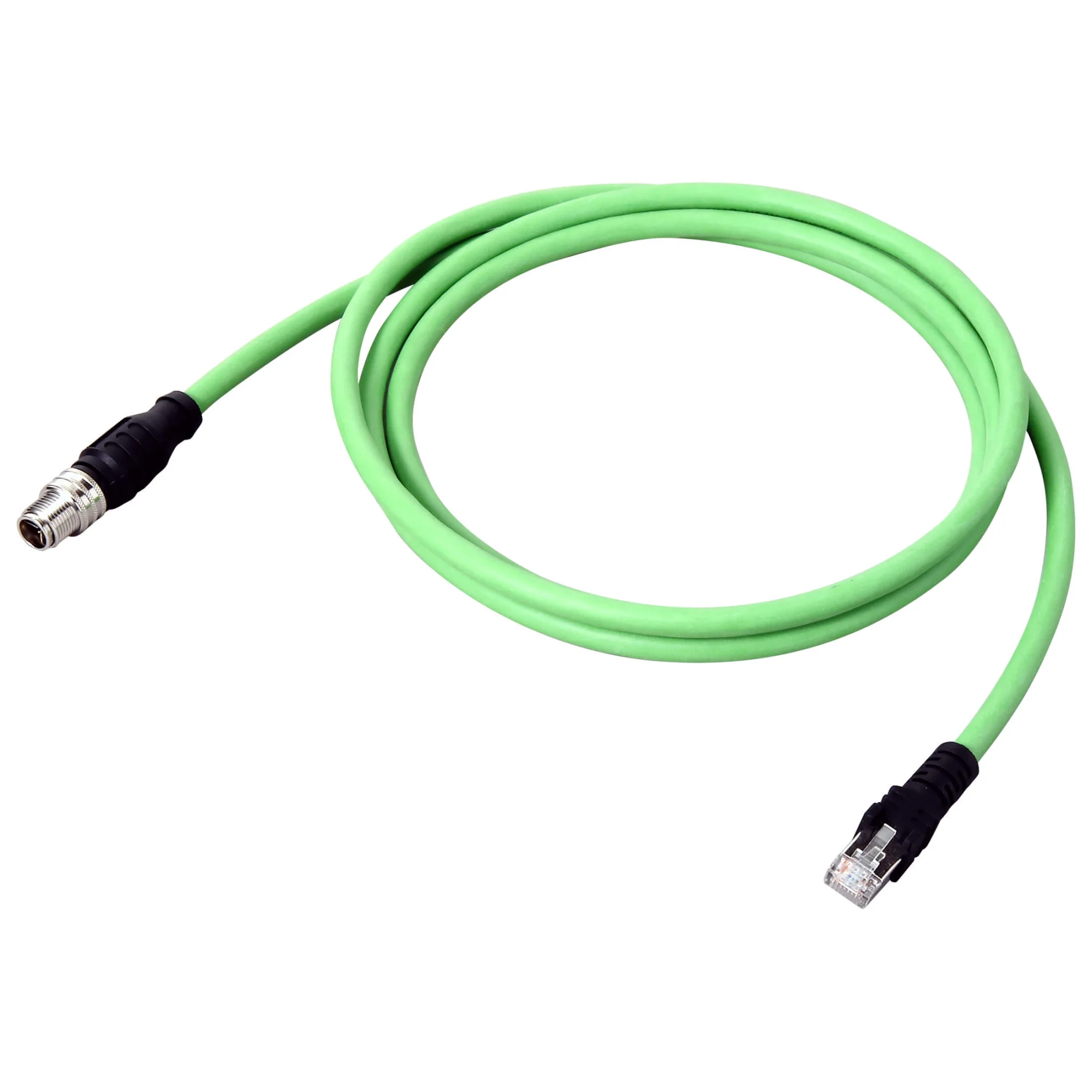 Ethernet-Kabel FHV7, 10 m gerade, M12-Stecker
