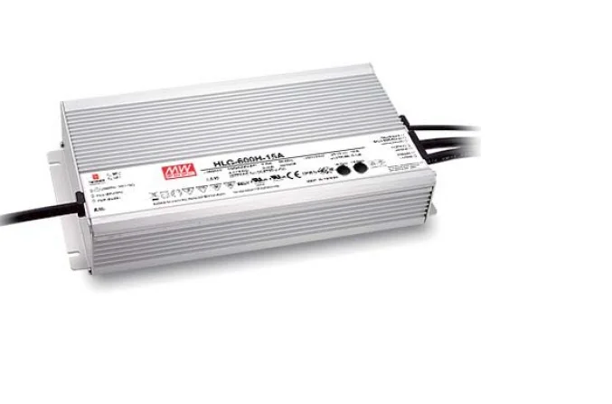 MEAN WELL HLG-600H-24A LED-Netzteil 600W 24V 25A IP65 – Spannung & Strom einstellbar
