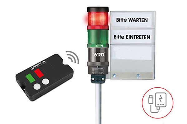 Kundeneinlass-Ampelsystem Kundeneinlass-Ampelsystem