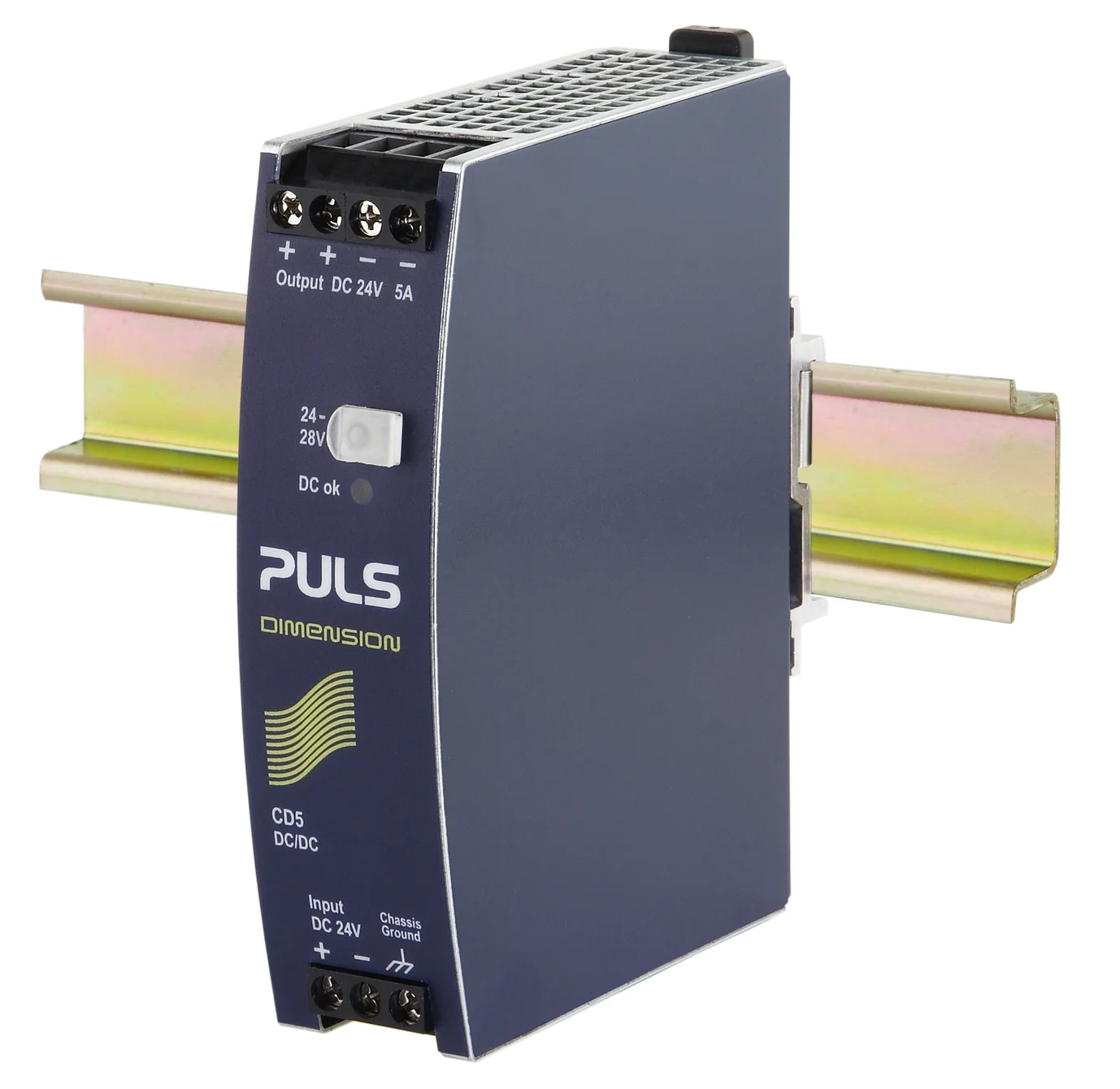 CD5.241 PULS Hutschienen-DC/DC-Wandler, 24VDC-24VDC, 5A, 120W