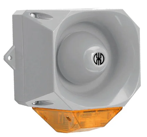 WERMA Blitz-Sirene WM 32 Töne 230VAC GY/YE