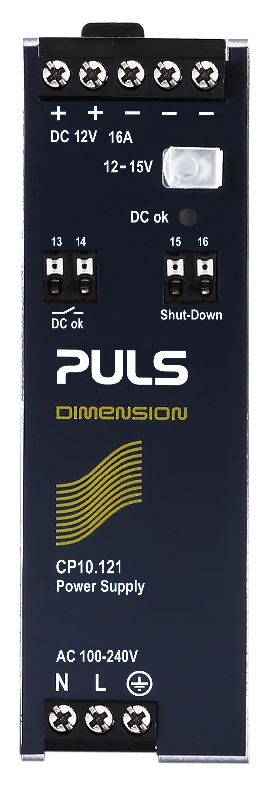 CP10.121 PULS Hutschienen-Netzteil, 12VDC, 16A, 192W