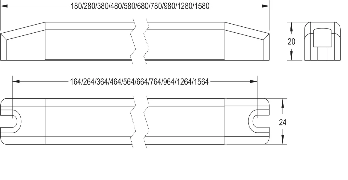 Schrempp ML-12-UNI LC LED-Maschinenleuchte 24 V/DC 5.700 K IP54