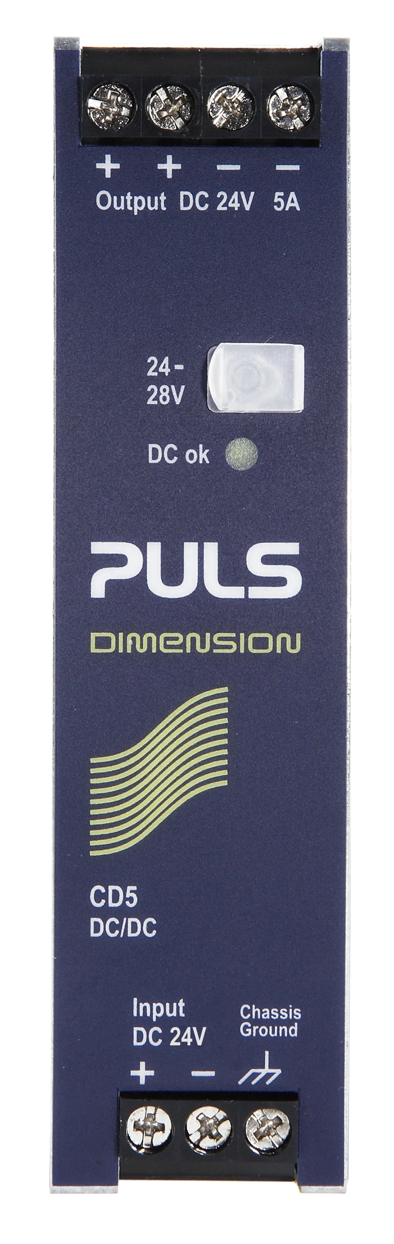 CD5.241 PULS Hutschienen-DC/DC-Wandler, 24VDC-24VDC, 5A, 120W