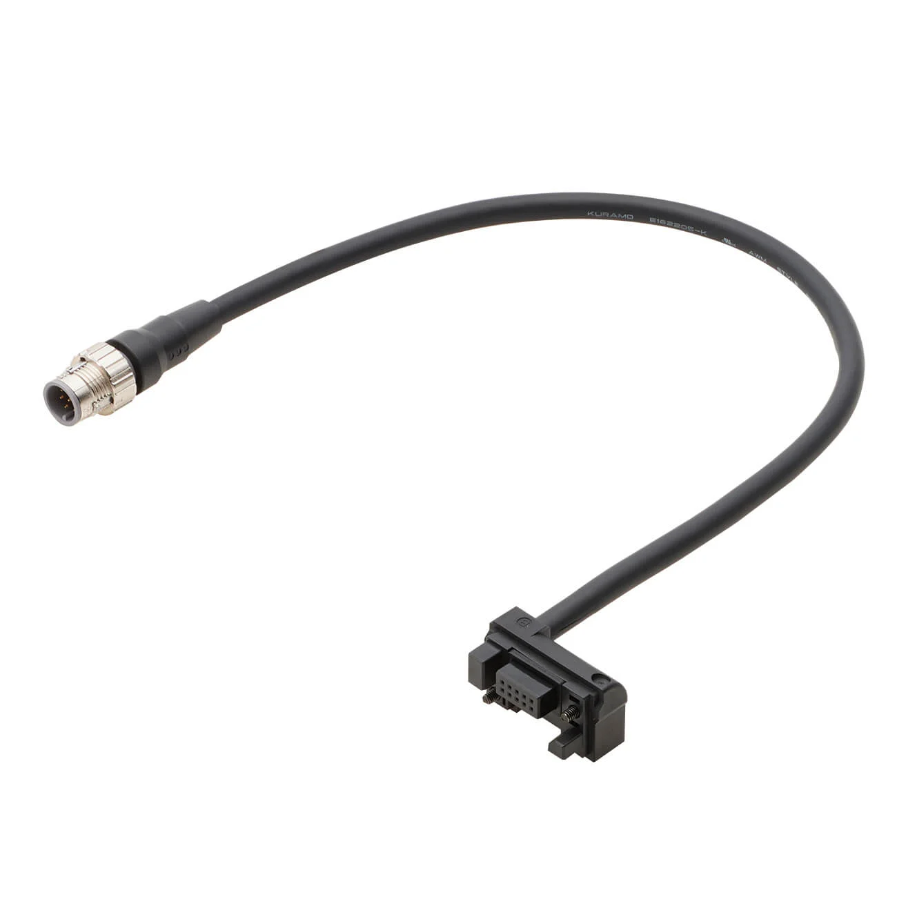 Anschlusskabel für F3SG-SR/PG mit speziellem Verbinder und M12-Stecker 8-polig, 0,3 m (Kabel für Emp