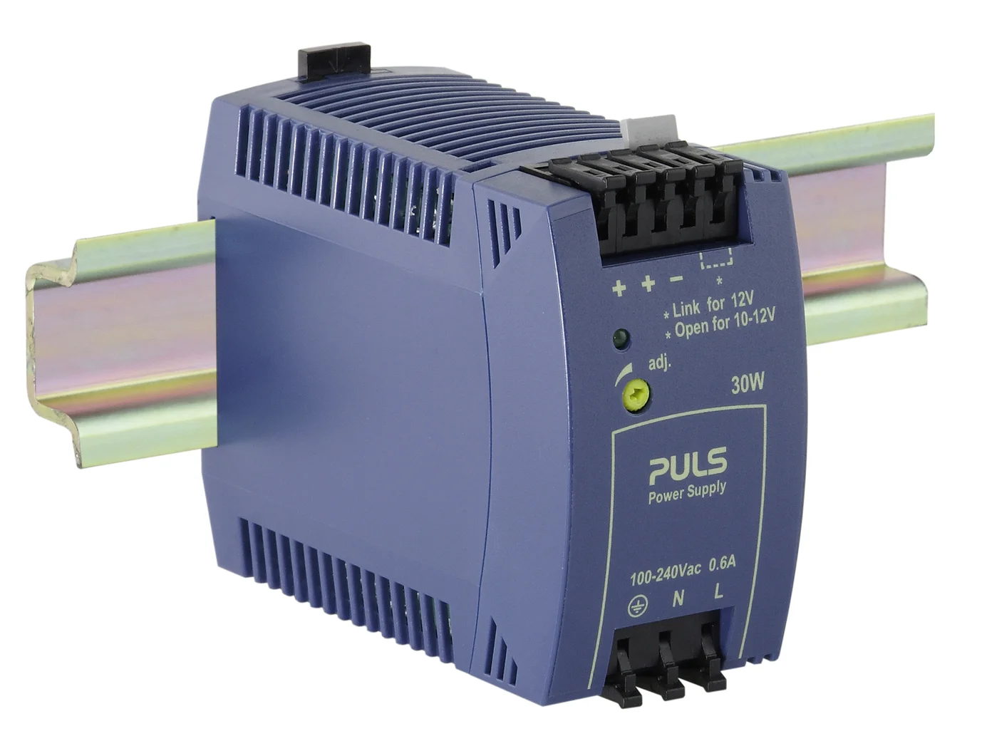 Kompakte DIN-Schienen-Stromversorgung PULS ML30.102 mit 30 W, 10–12 V DC Ausgang, 3 A