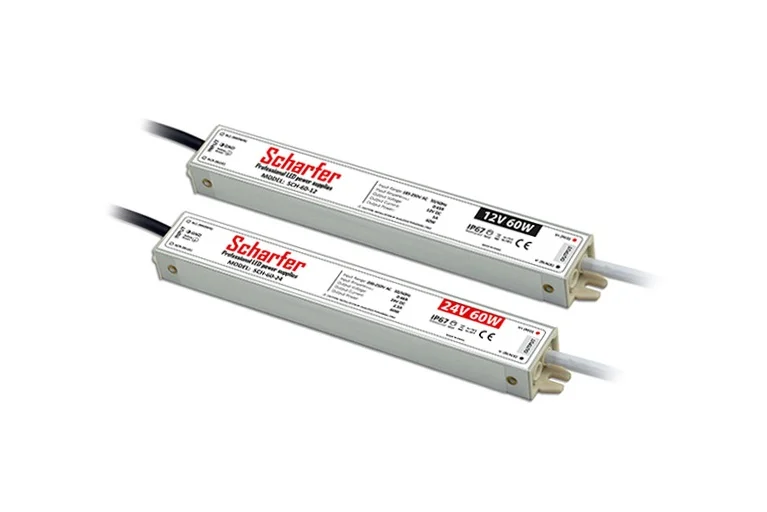 Scharfer, SCH-60-12 LED-Netzteil 60W 12V 5A IP67 kompakt wasserdicht