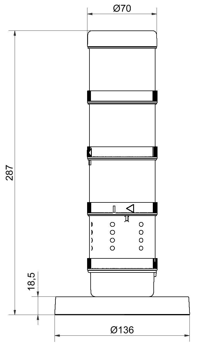 WERMA CO2-Ampel 800ppm