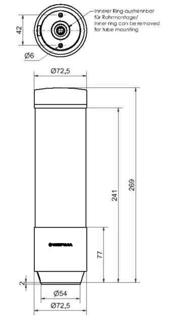 WERMA eSIGN IO-Link 9 Segmente BK