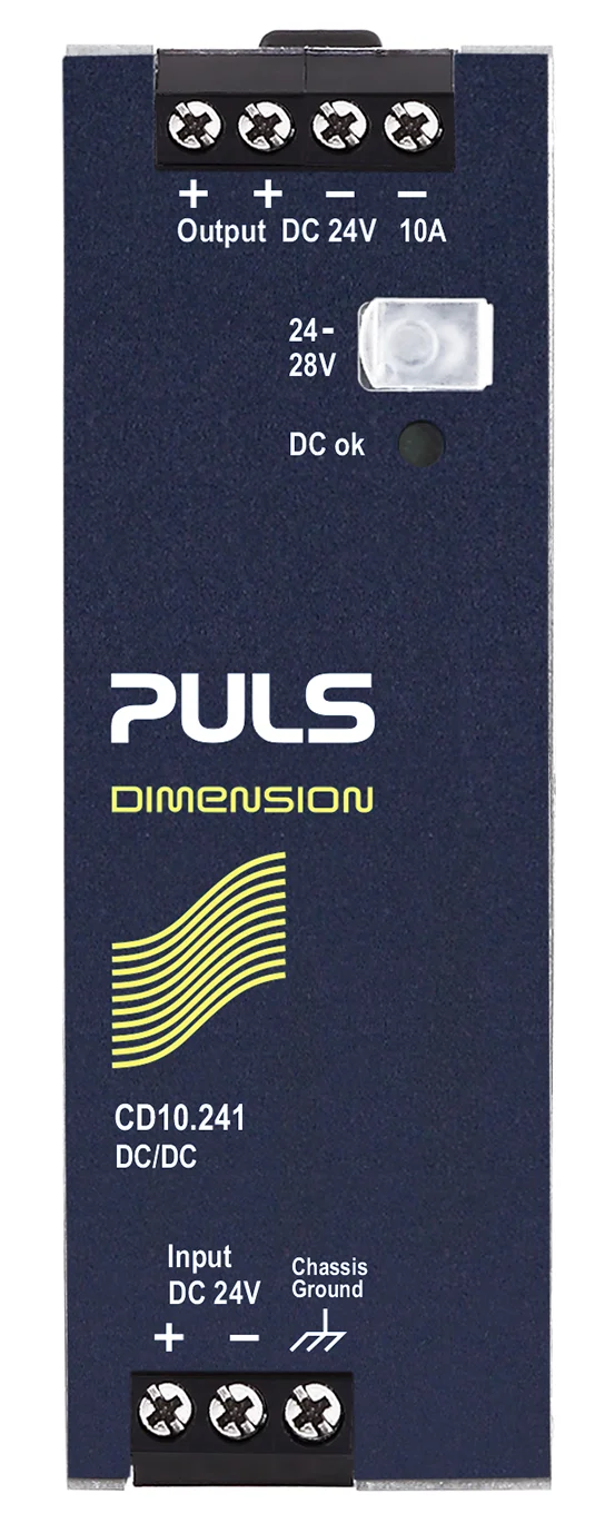 CD10.241 PULS Hutschienen-DC/DC-Wandler, 24VDC-24VDC, 10A, 240W