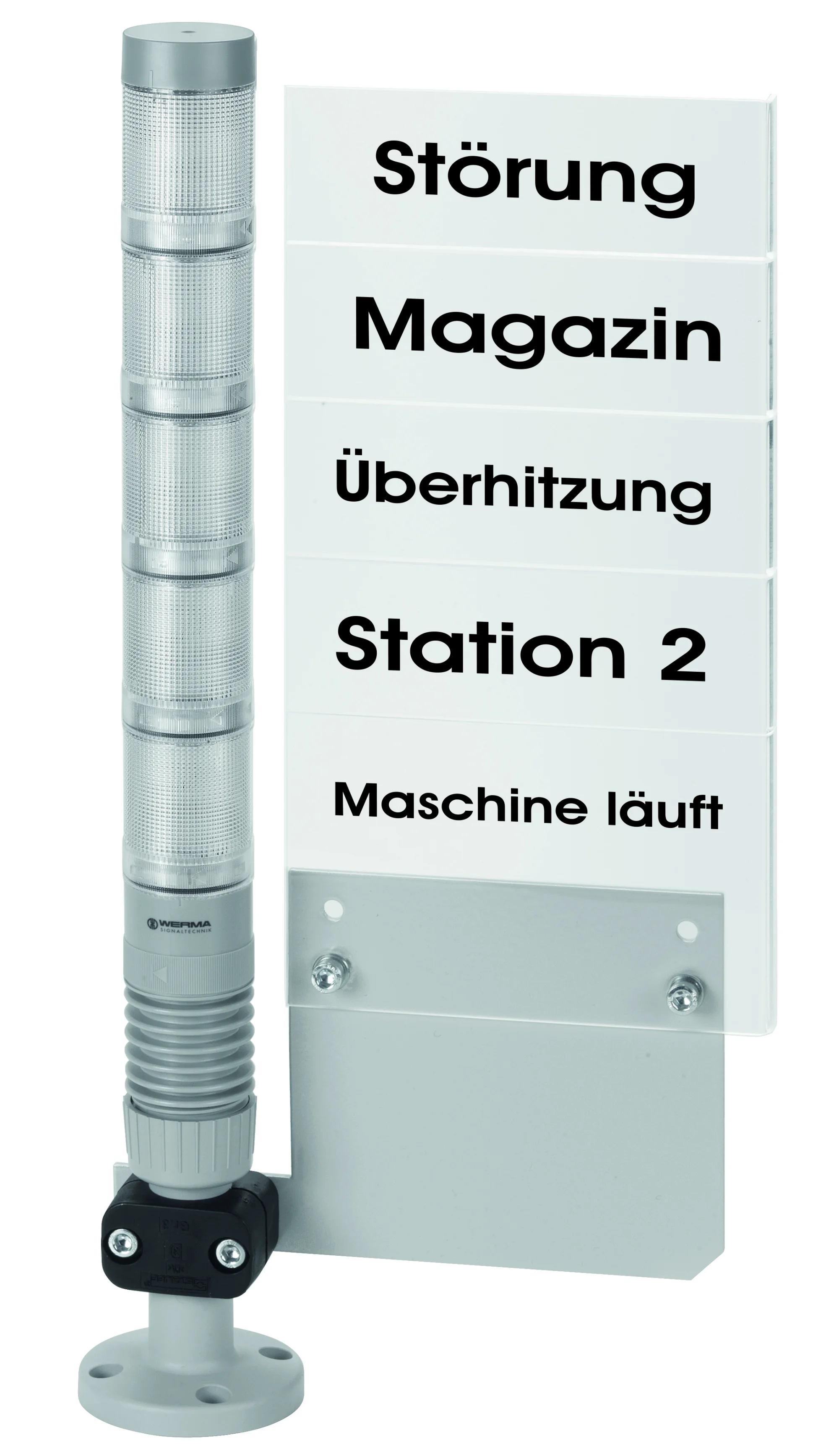 WERMA Beschriftungstafel komplett RM