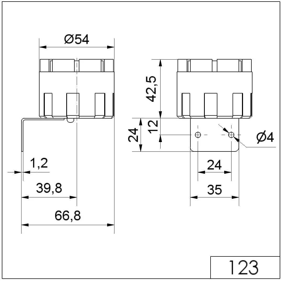 WERMA Elektr. Sirene WM Alternierend 12VDC BK