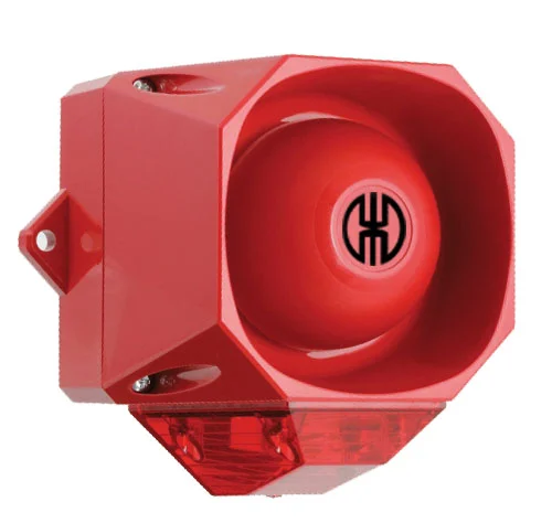 WERMA Blitz-Sirene WM 32 Töne 115-230VAC RD/RD