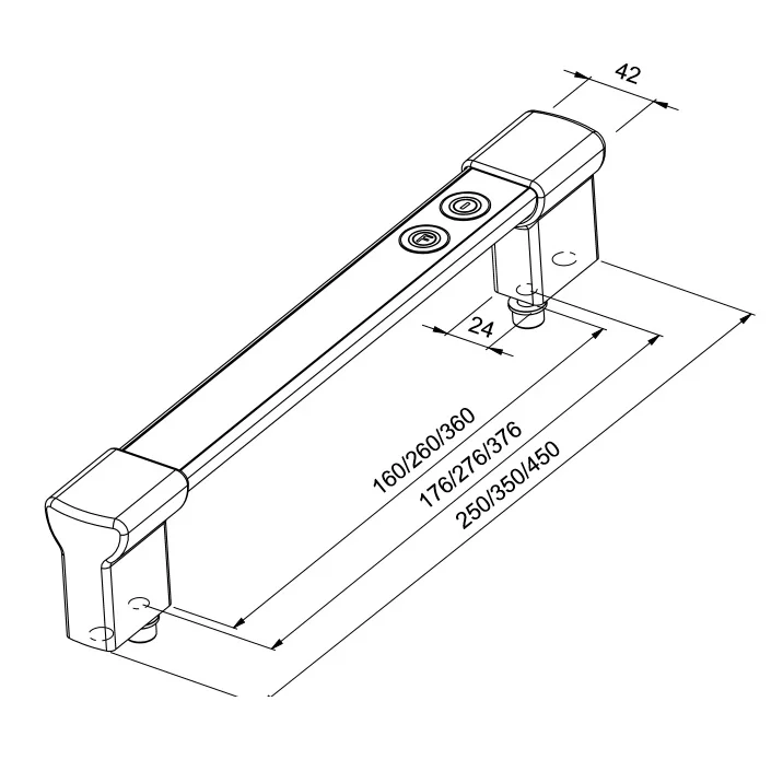Schrempp MG-1-T2F M8 Funktionsgriff IP65