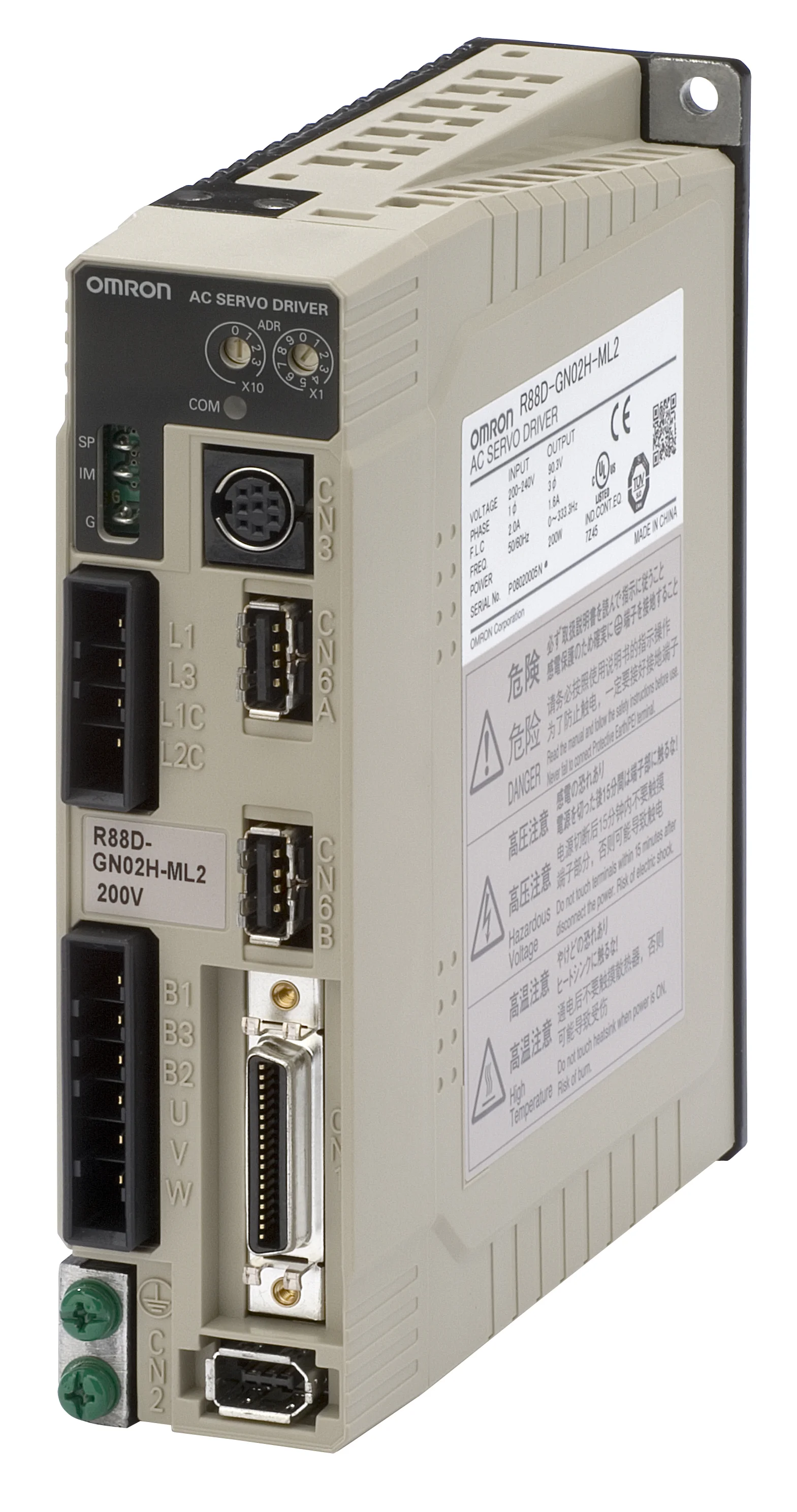 Omron R88D-GN02H-ML2 G Servoantrieb 200 W 230 V/AC 1-phasig