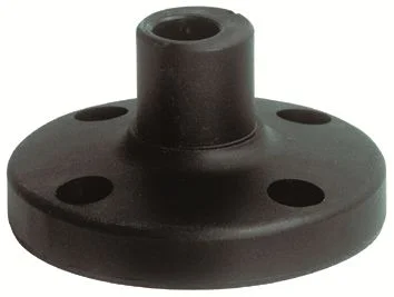 WERMA Fuß für Rohr D25mm, Kunststoff BK
