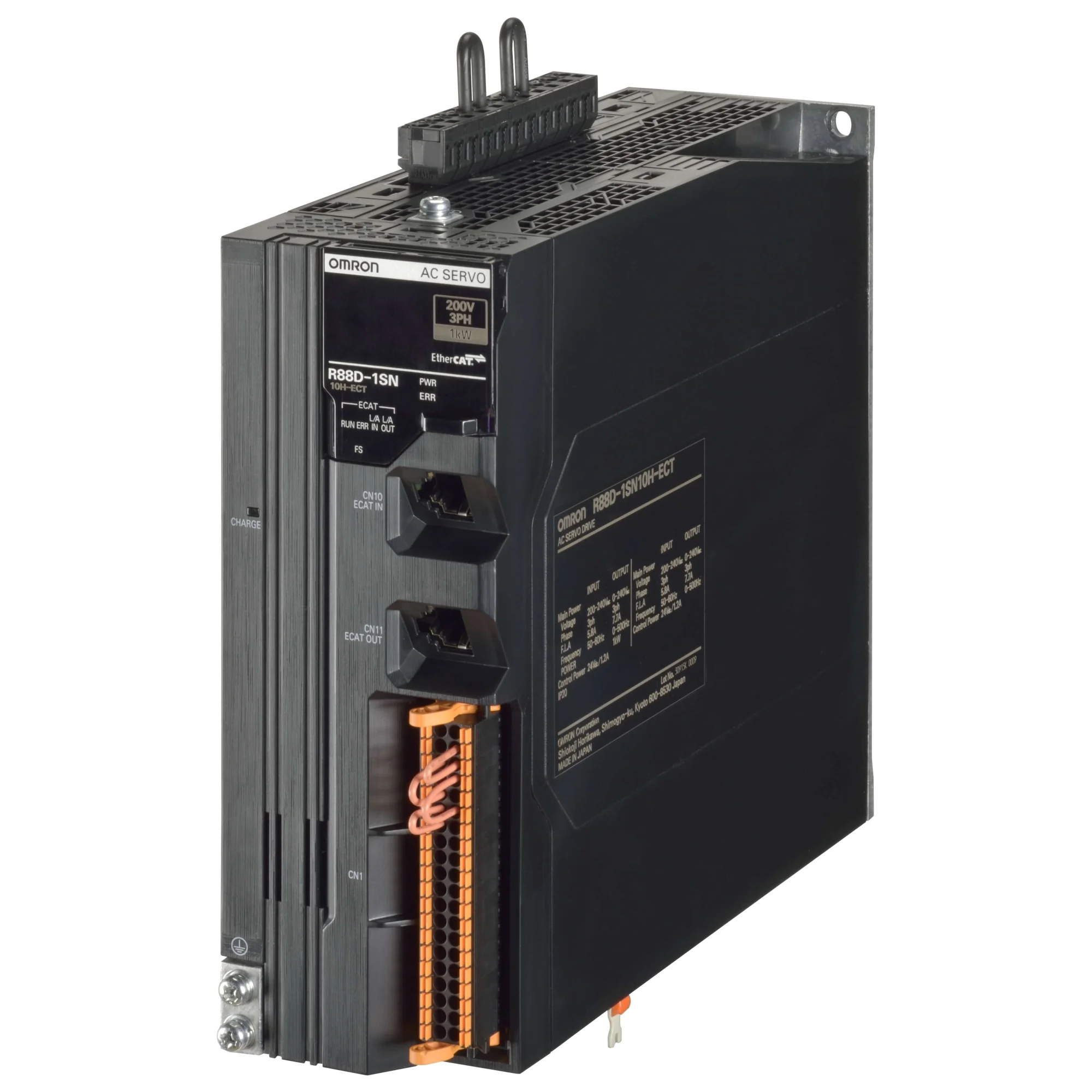 Omron R88D-1SN08H-ECT 1S Servoantrieb 800 W 230 V/AC 1-phasig EtherCAT