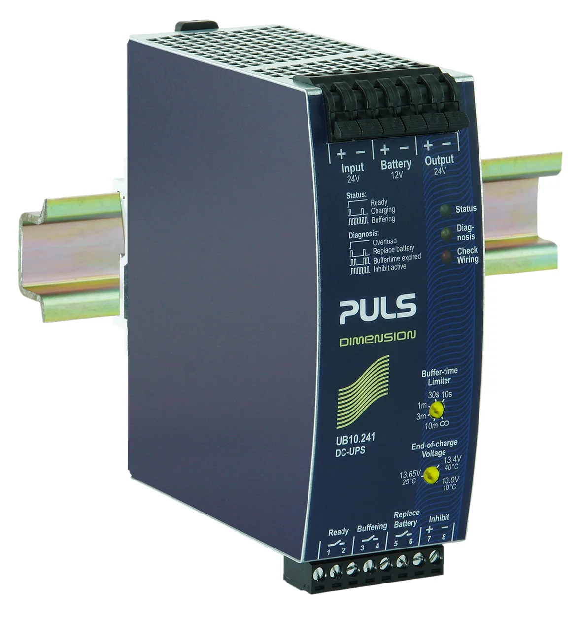UB10.241 PULS Hutschienen-Netzteil,  USV-Schaltmodul, 24VDC, 10A