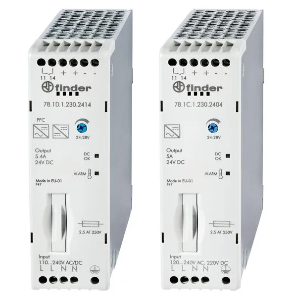 Finder 78.2E.1.230.2414 Schaltnetzteil  24 VDC, 10A, 240W