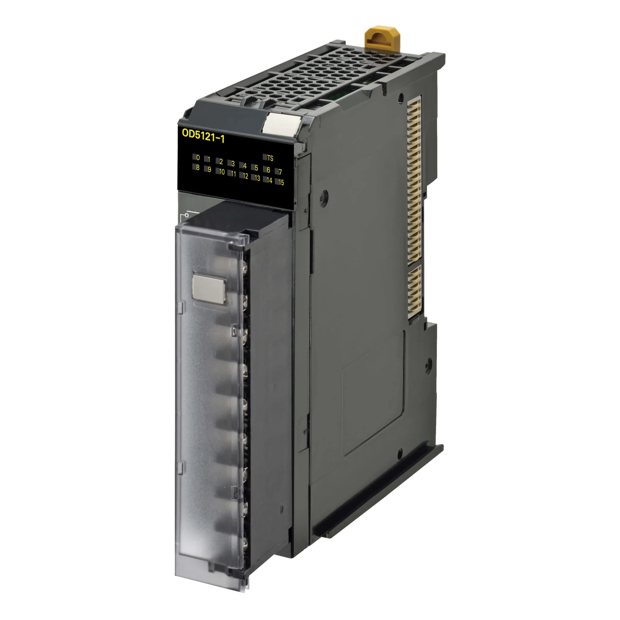 16 digitale Ausgänge, Standardgeschwindigkeit, NPN 24 VDC, 0,5 A/Punkt, 5 A/NX-Einheit, Schraubansch