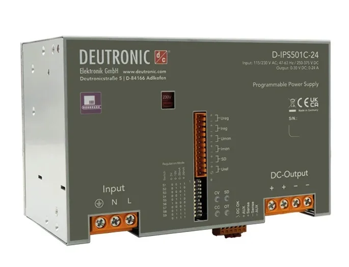 Deutronic, D-IPS1001C-24, Schaltnetzteil, 24VDC/40A, steuerbarer Ausgang, 101121