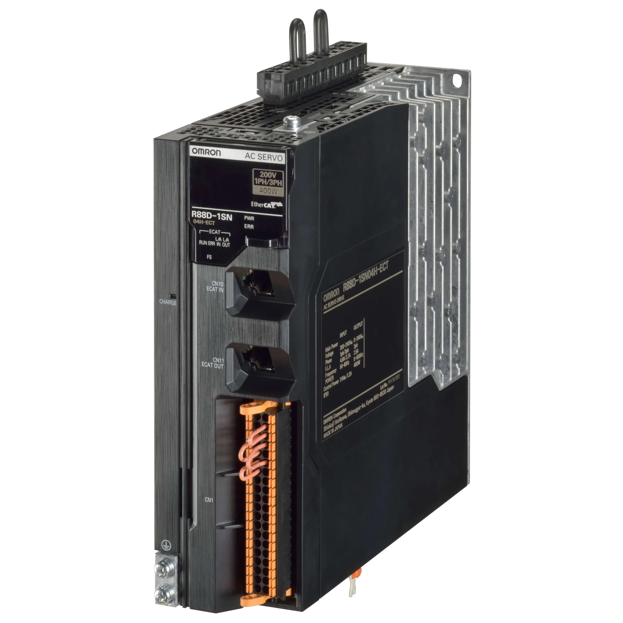 Omron R88D-1SN04H-ECT 1S Servoantrieb 400 W 230 V/AC 1-phasig EtherCAT