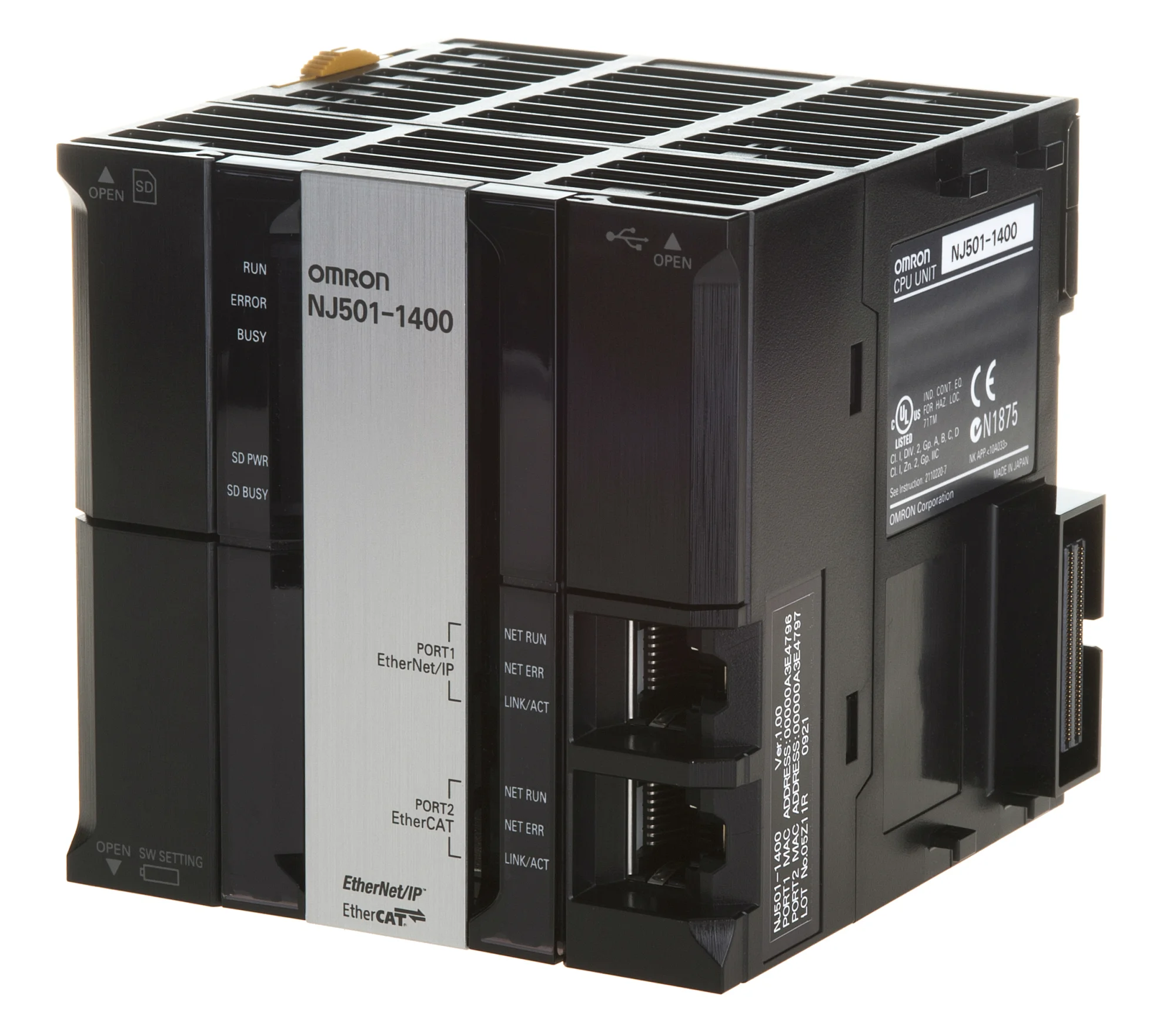 Integrated Robot Controller NJ5: 8 Roboter und 16 Servoachsen