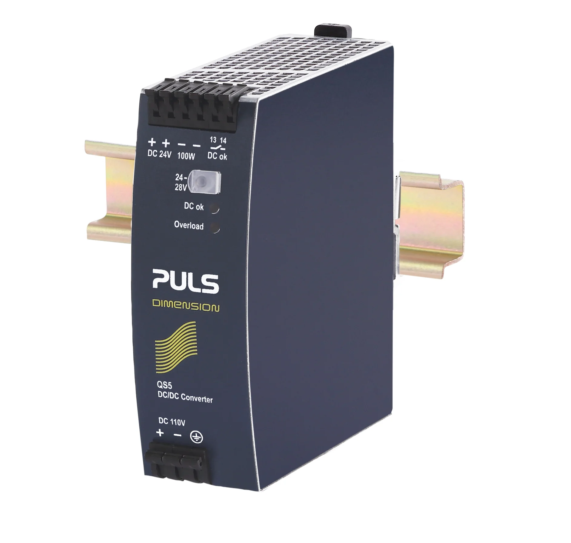 QS5.241-60 PULS Hutschienen-DC-DC-Wandler, 24VDC, 4,2A, 100W, Bahnkonform