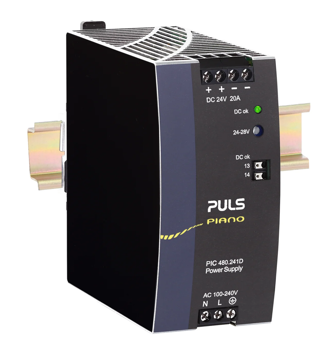 PIC480.241D PULS PIANO Hutschienen-Netzteil 24V/DC, 20A, 480W