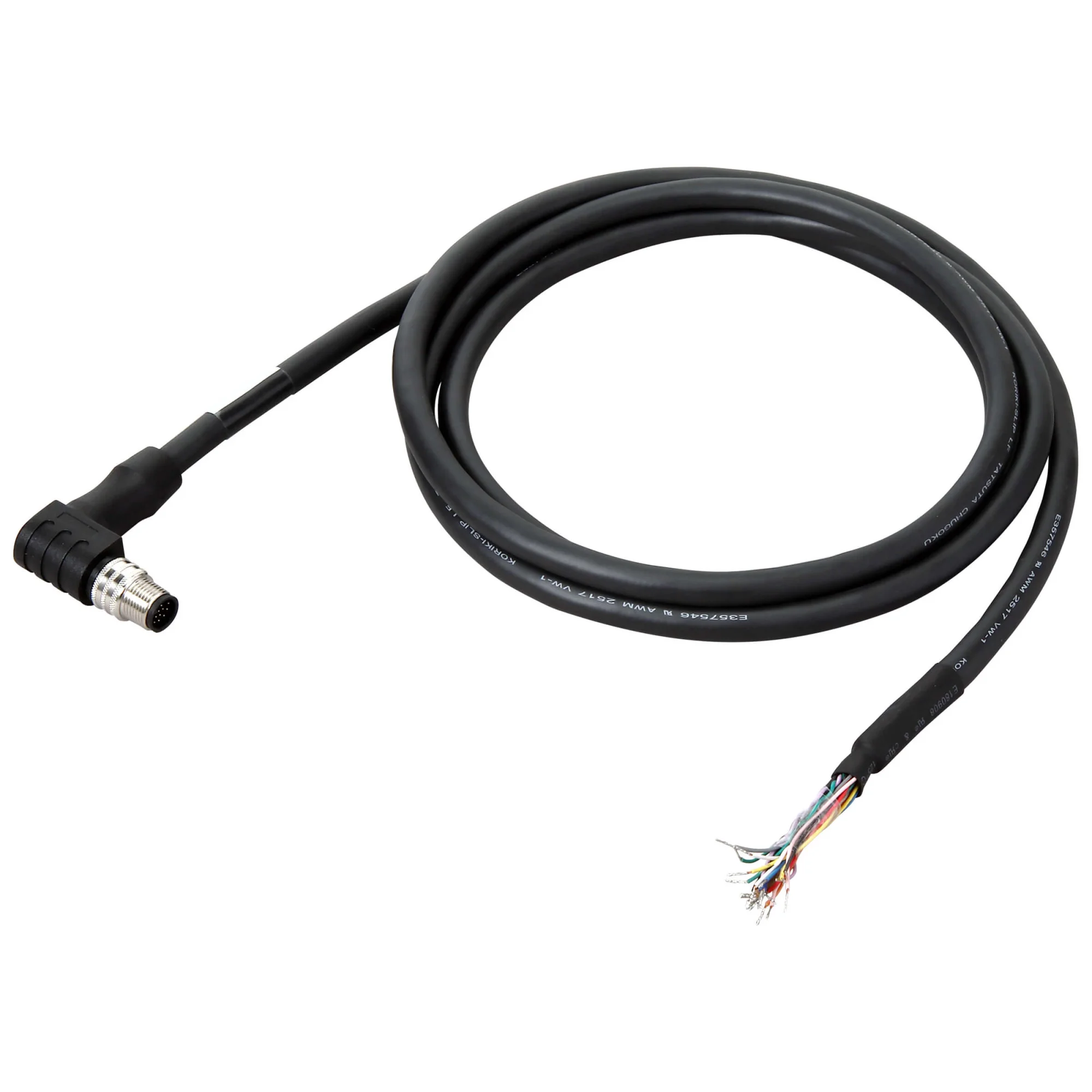FHV7 Leistung / E/A-Kabel, rechtwinklig, 3 m, M12-Stecker