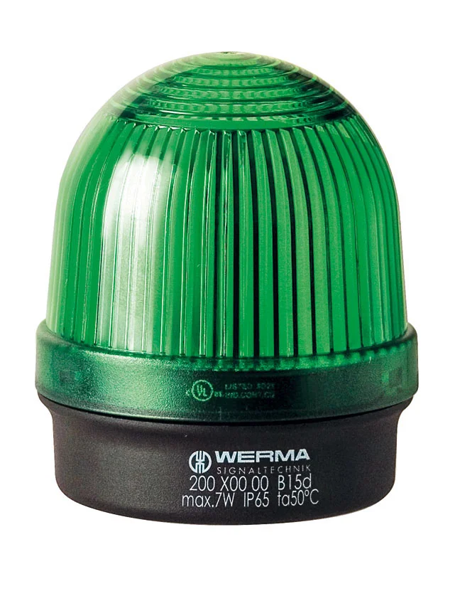 WERMA Dauerleuchte BM 12-230VAC/DC GN