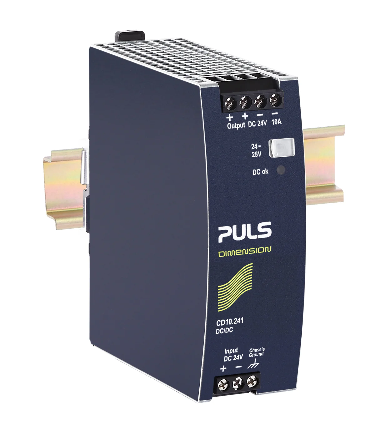 CD10.241 PULS Hutschienen-DC/DC-Wandler, 24VDC-24VDC, 10A, 240W