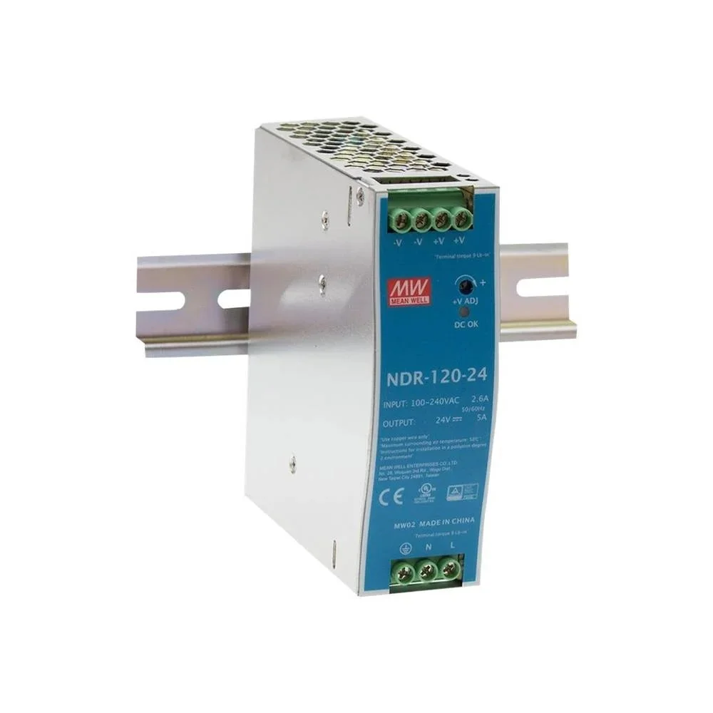 Mean Well NDR-120-24 Hutschienen-Netzteil (DIN-Rail) 24 V/DC 5 A 120 W