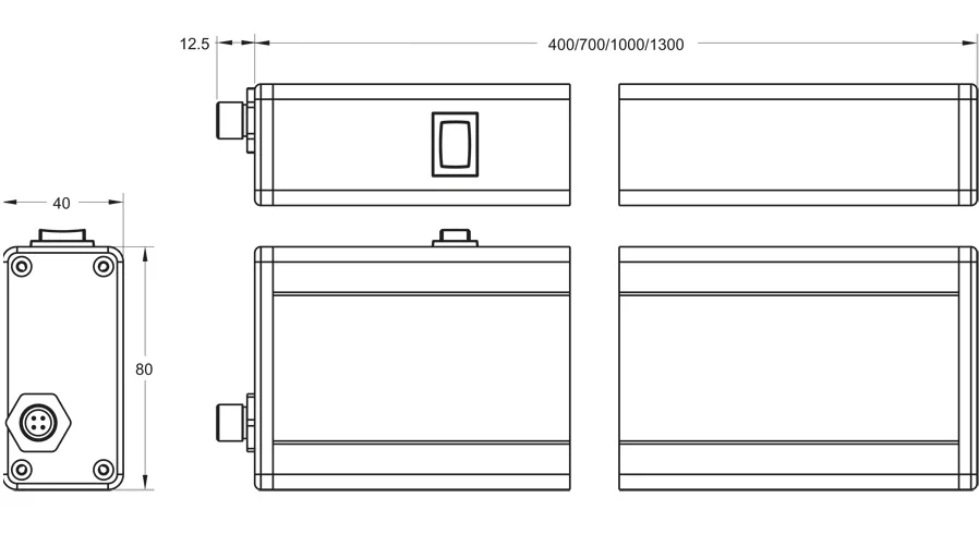 Schrempp AL-96-S LED-Arbeitsplatzleuchte 24 V/DC 5.700 K IP40