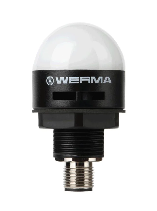 WERMA MC35 UL Leuchte + Summer 10-30V RGB M12