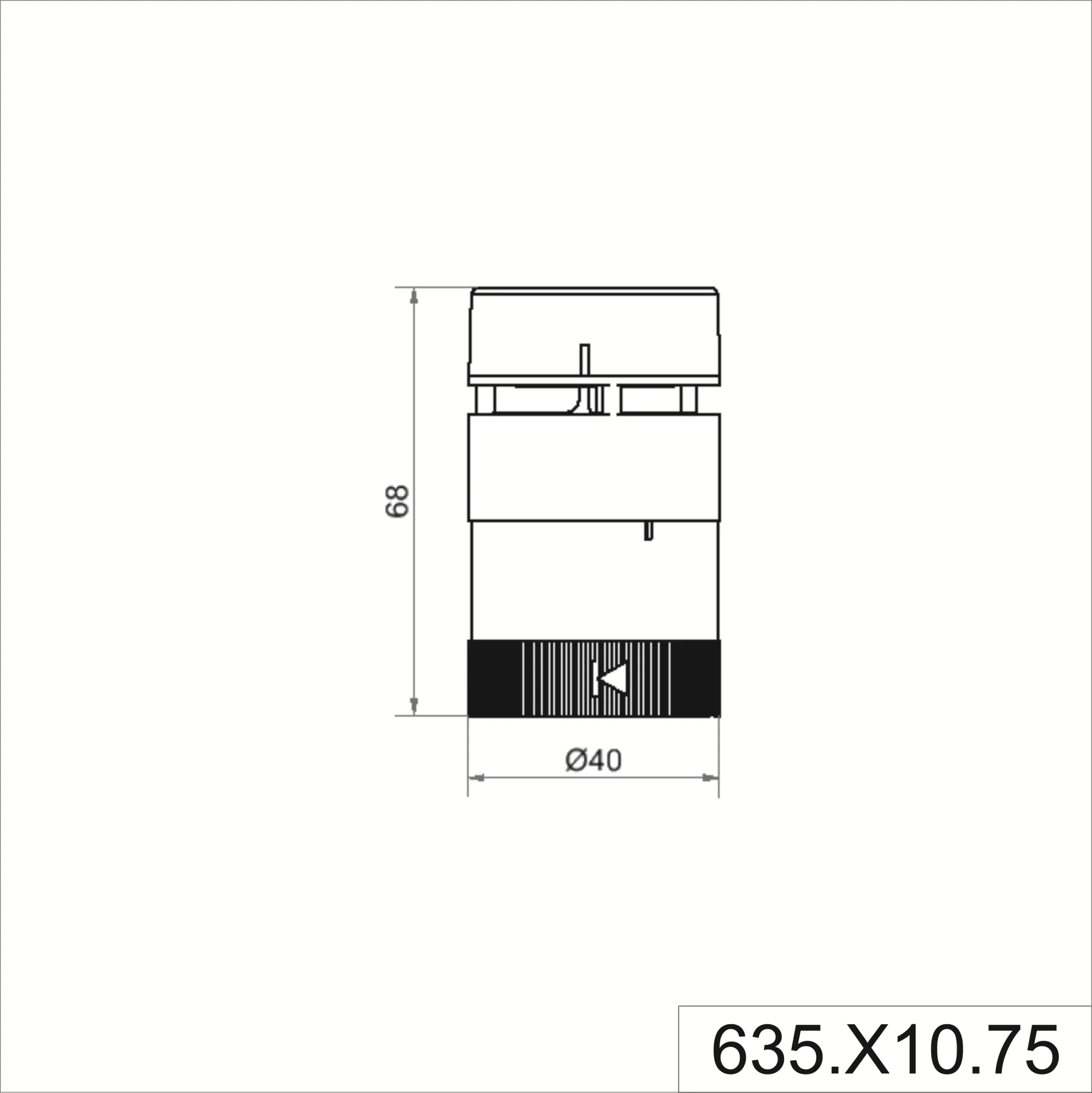 WERMA Sirenenelement 8 Töne 24VAC/DC BK
