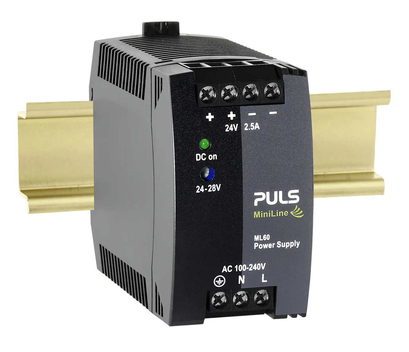 PULS ML60.241 DIN-Schienen-Netzteil 60W 24V 2,5A