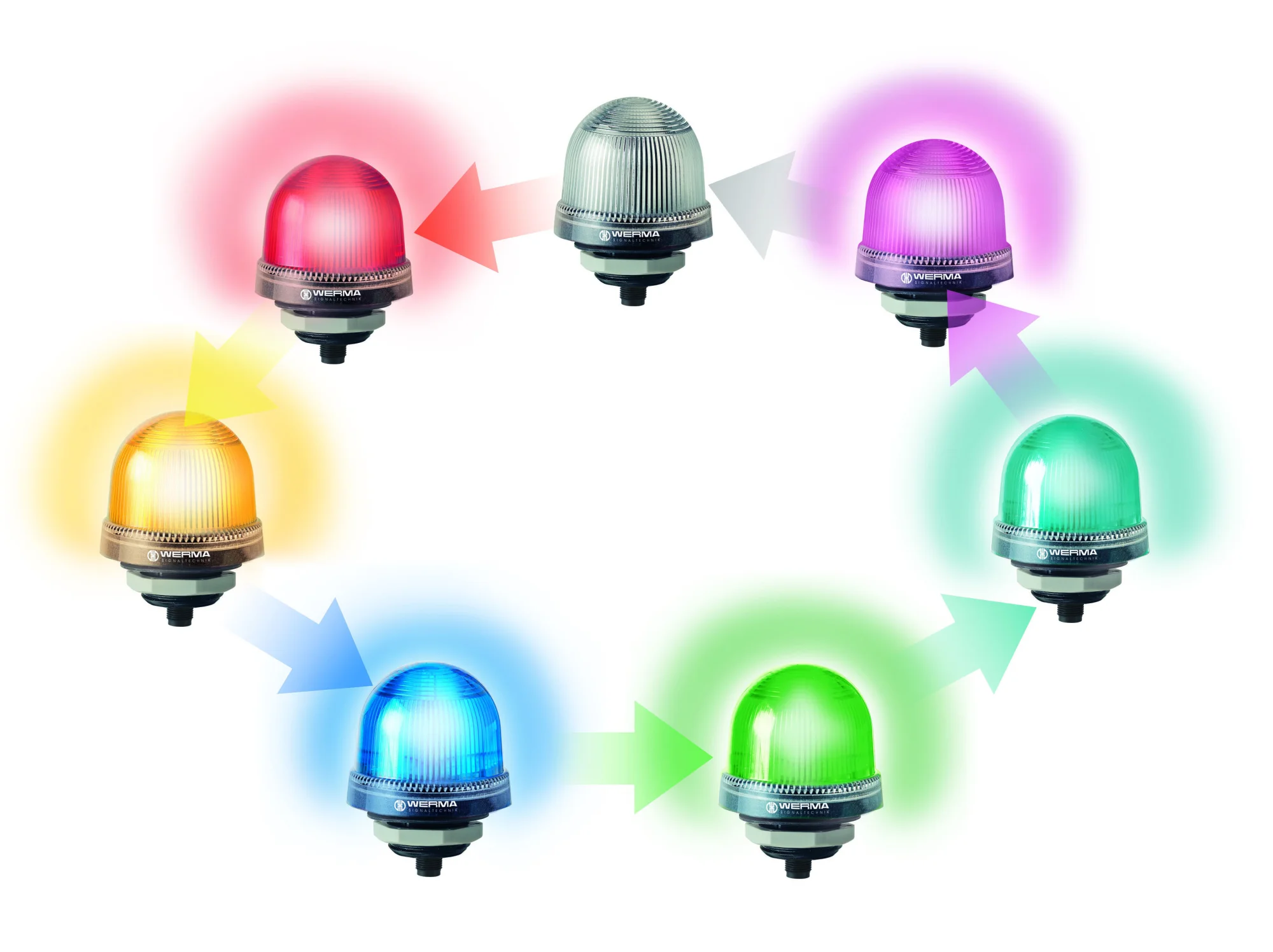 WERMA LED-Dauerleuchte EM 24VDC MC