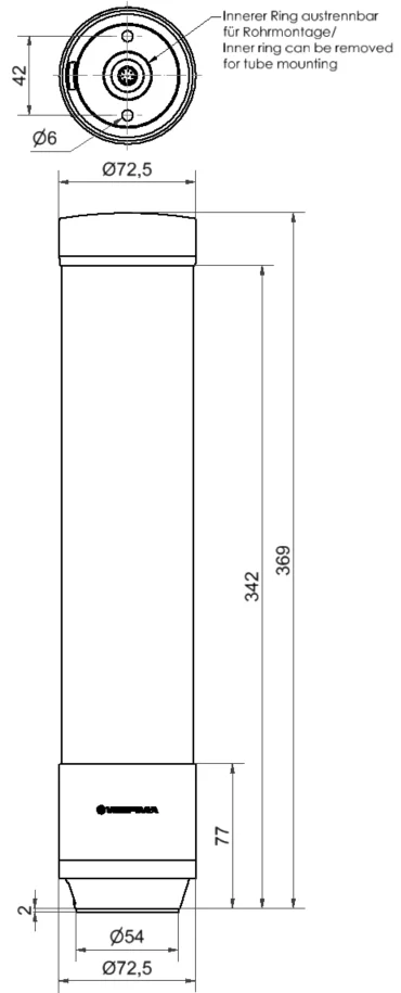 WERMA eSIGN 15 Segmente BK