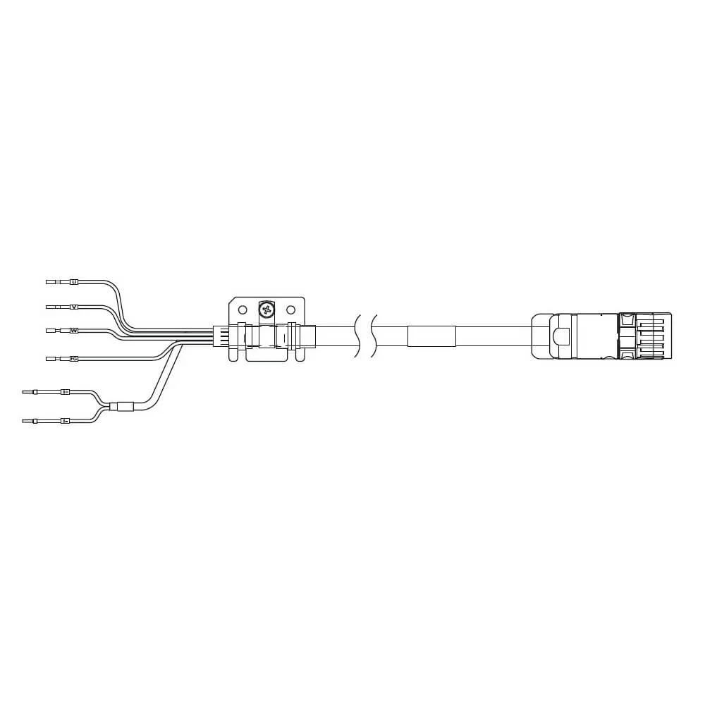 Omron R88A-CA1H020BF 1S Netzkabel Servomotor 20 m mit Bremse