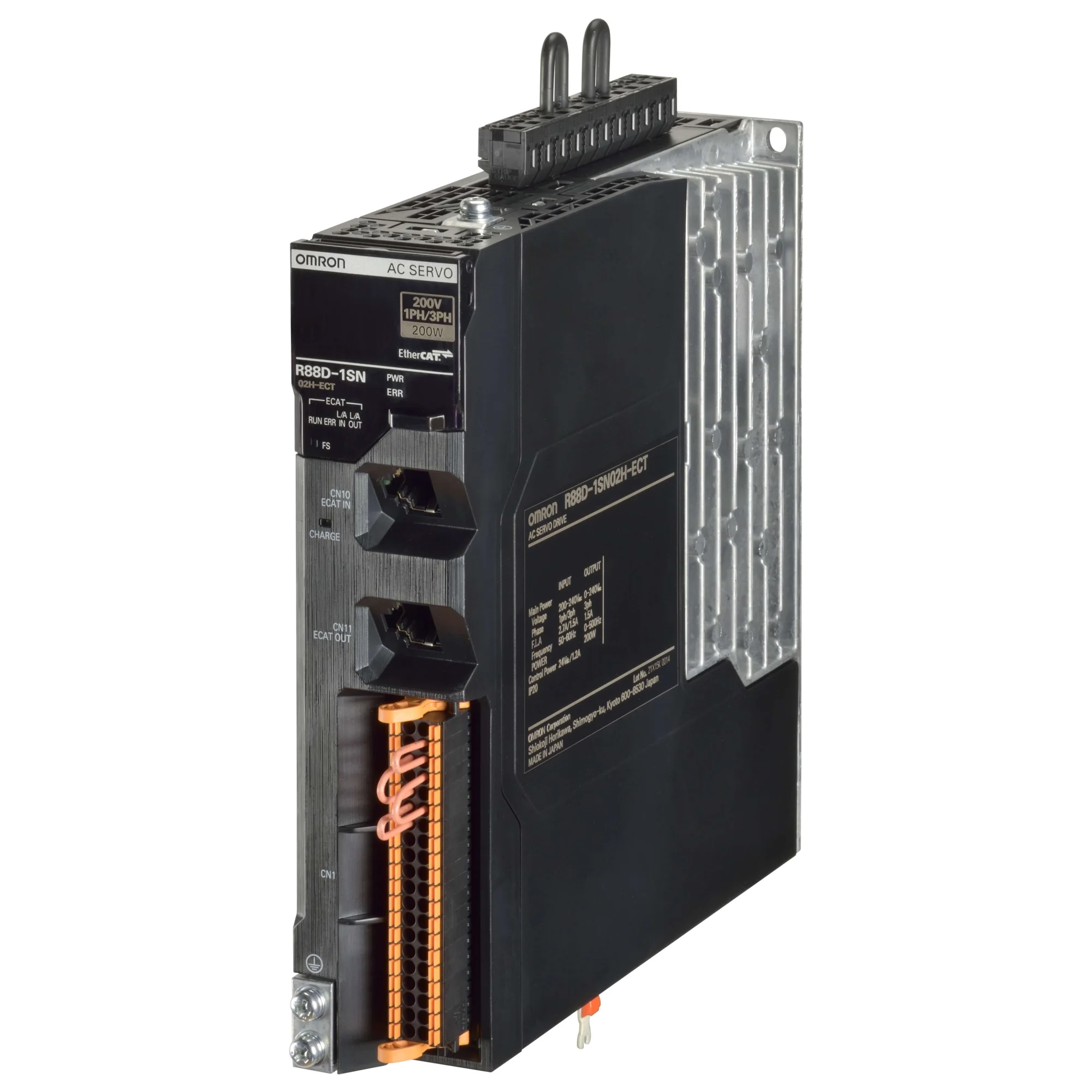 Omron R88D-1SN01H-ECT 1S Servoantrieb 100 W 230 V/AC 1-phasig EtherCAT