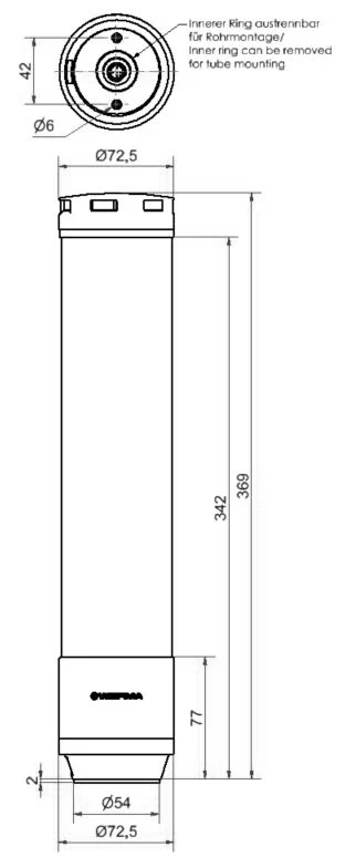 WERMA eSIGN IO-Link 15 Segmente mit Sirene BK