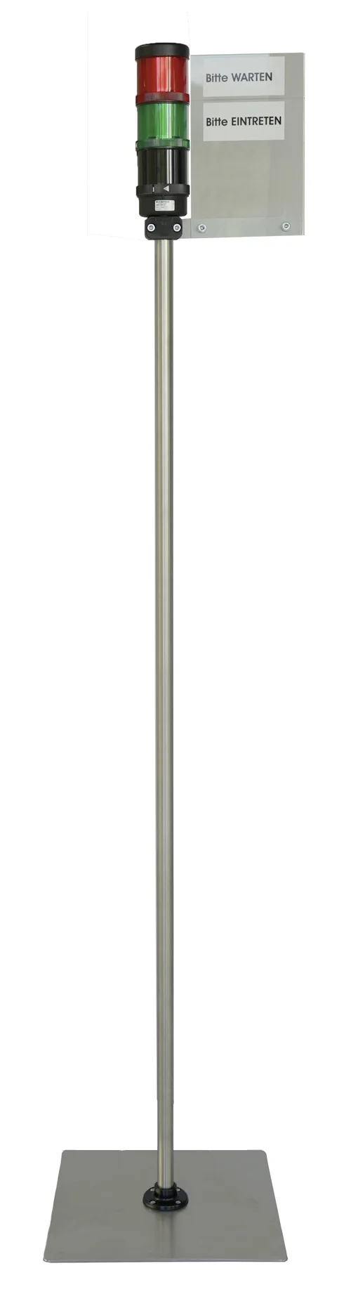 Edelstahl-Standfuß für Einlassampel