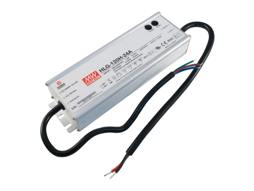 HLG-120H-24A, LED-Netzteil, 120W, 24V, 5A, IP65
