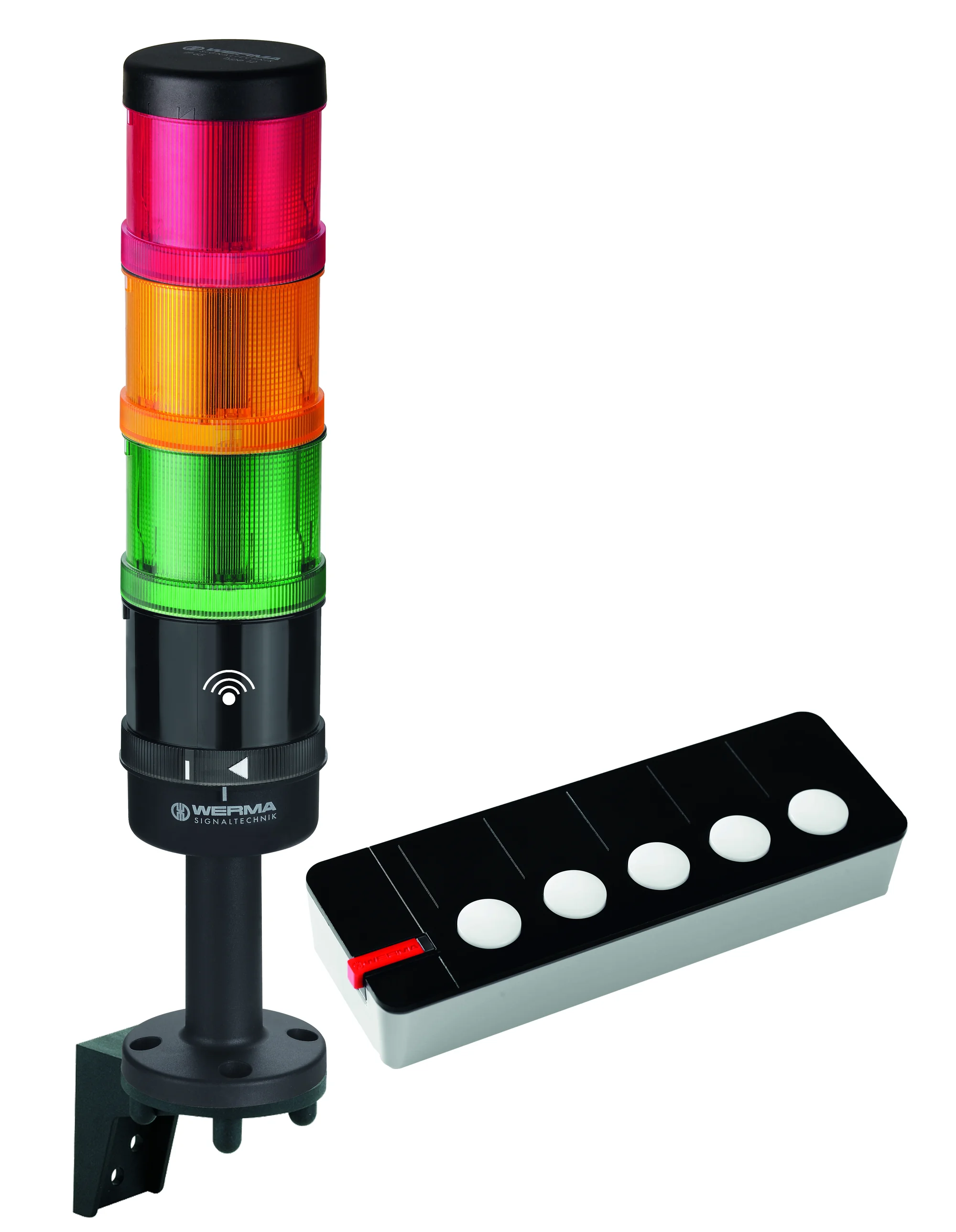WERMA AndonWirelessSET Basis 5-Tasten 868MHz