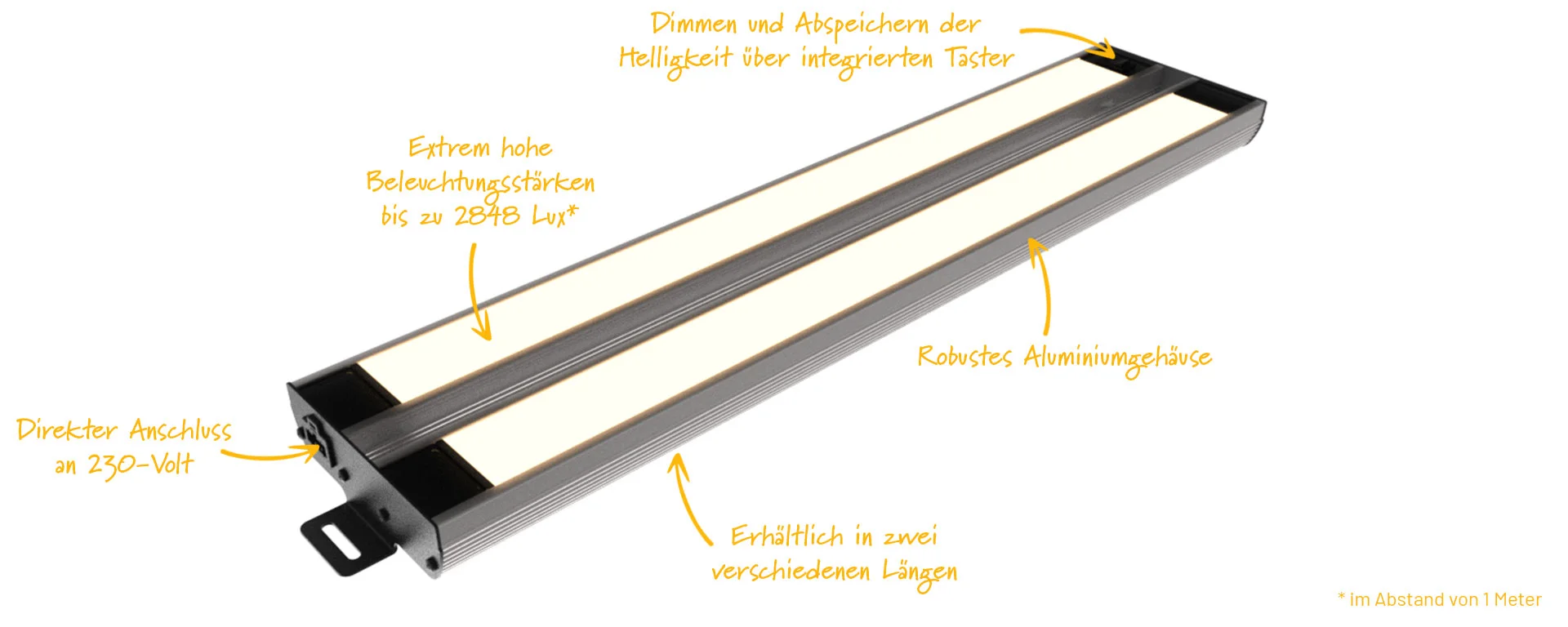 PS WorkLED SE Duo 3040, LED-Arbeitsplatzleuchte, 1029.000.204, PS Industry