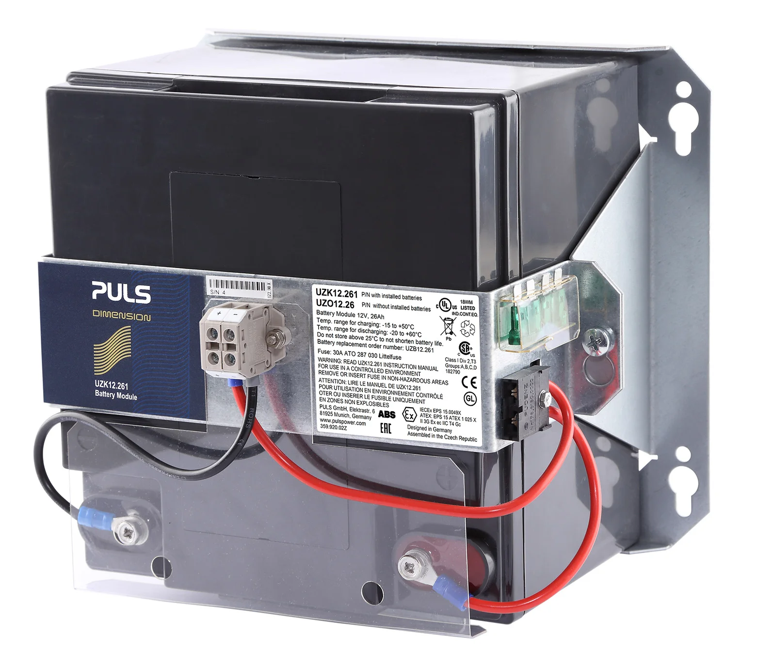 UZK12.261 PULS Batteriemodule inkl. Batterie, 12VDC, 26Ah