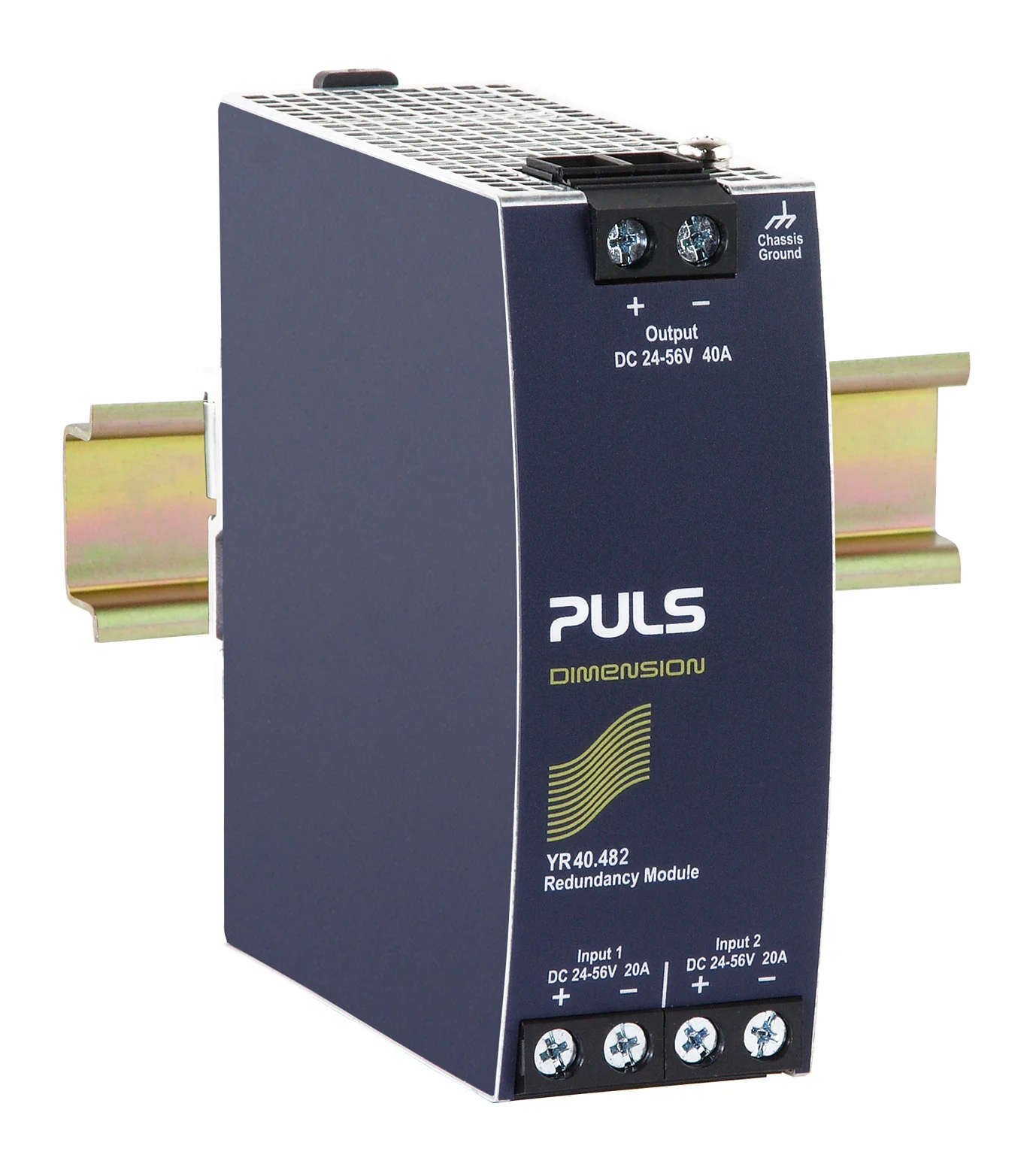 YR40.482 Puls Hutschienen MOSFET Redundanzmodul, 24-56VDC, 40A